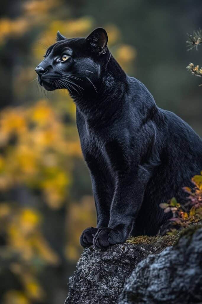 A black cougar