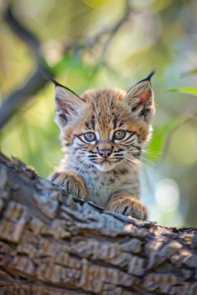 A bobcat baby