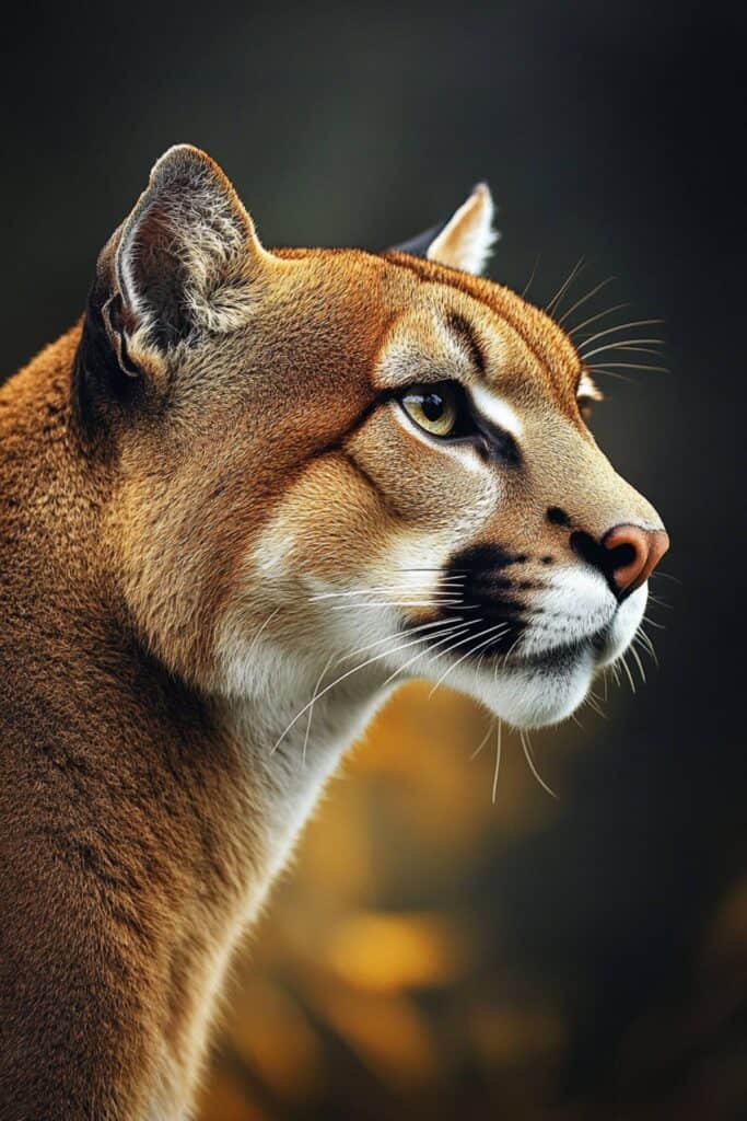 A brown cougar