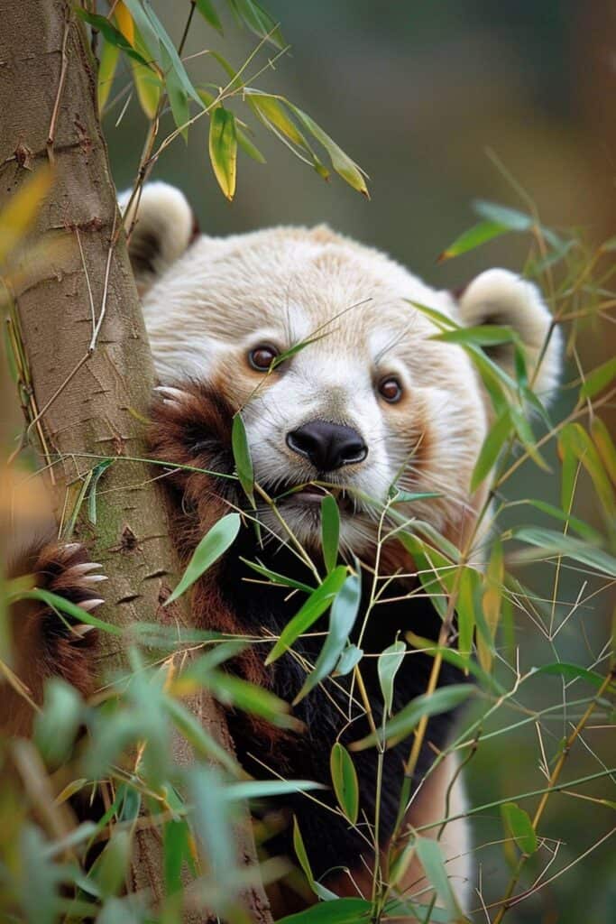 A golden panda