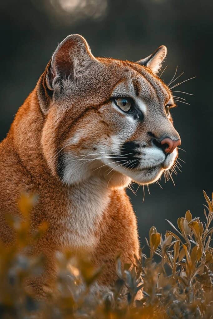 A large cougar