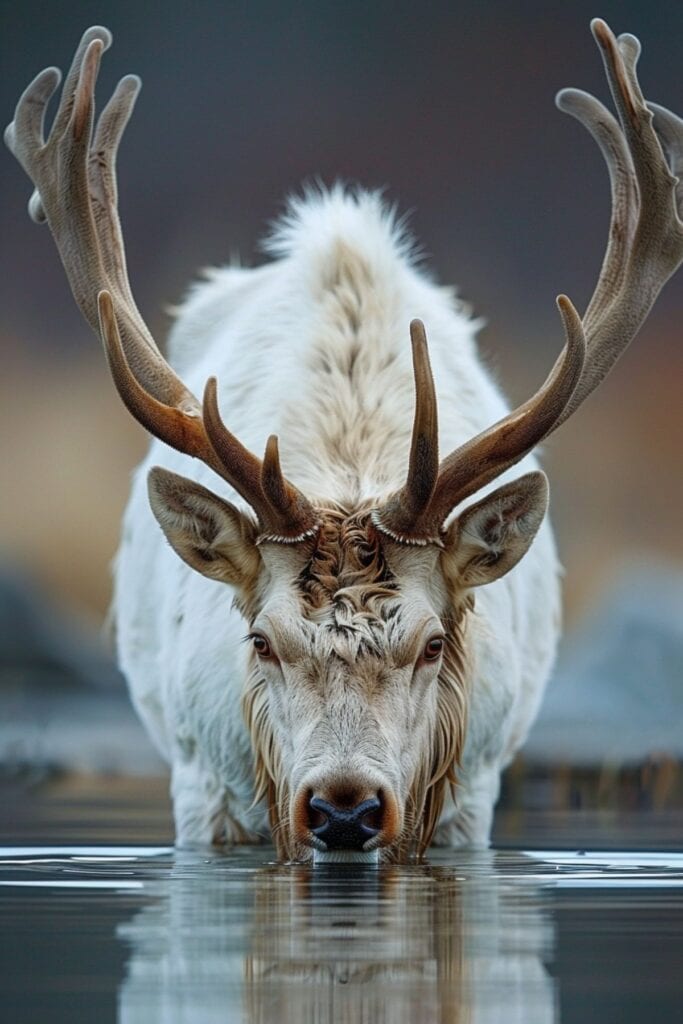 A white elk