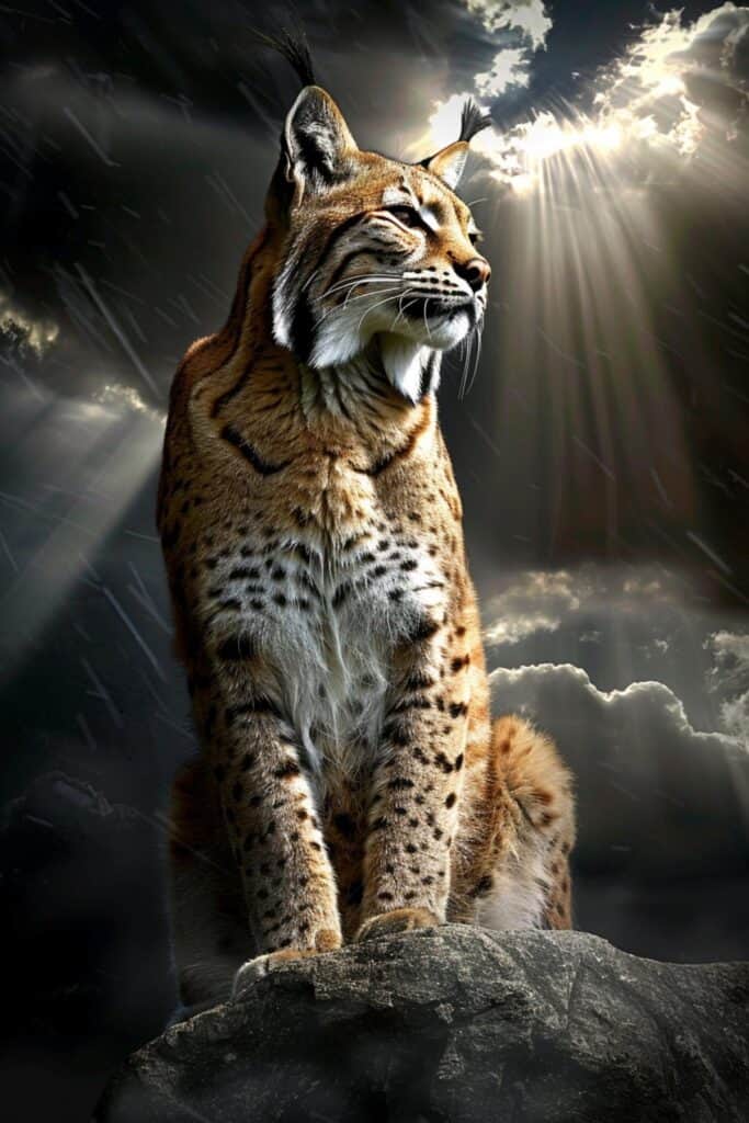 Biblical representation of a bobcat