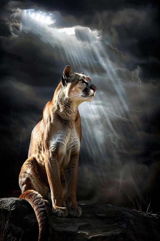 Biblical representation of a puma