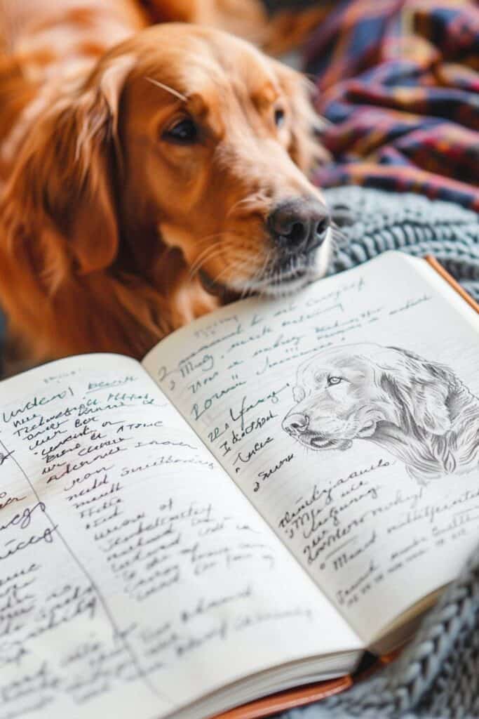 Dream journal about the golden retriever