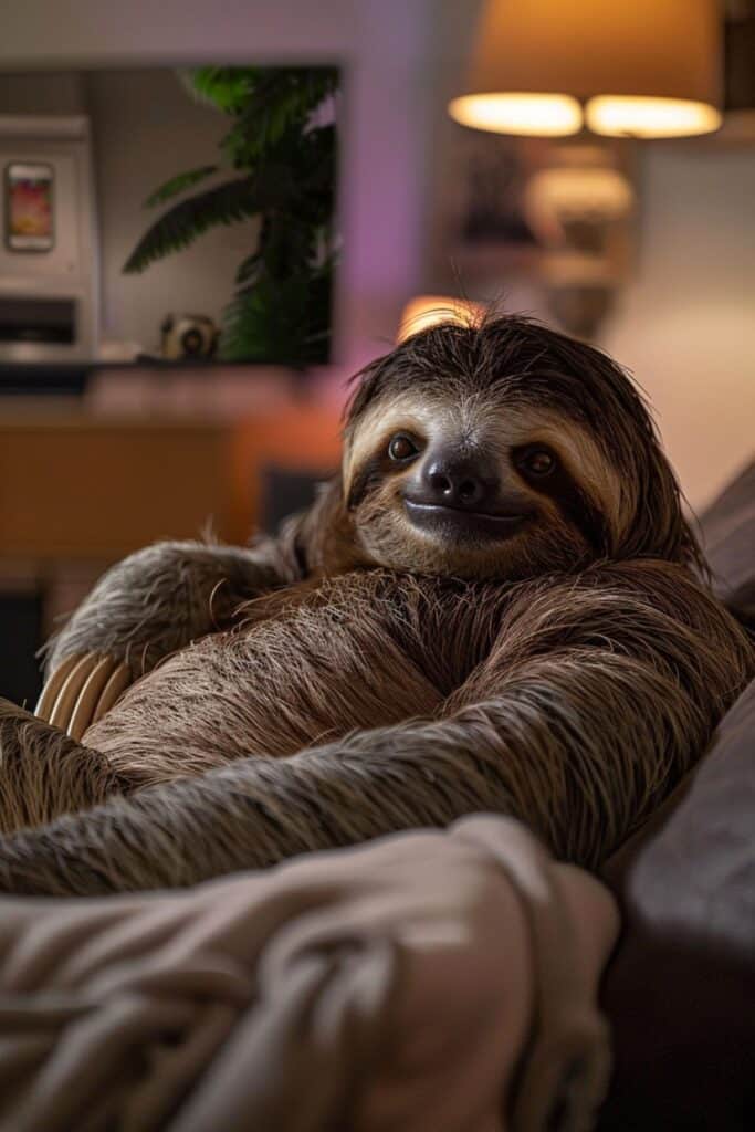 Sloth in the house