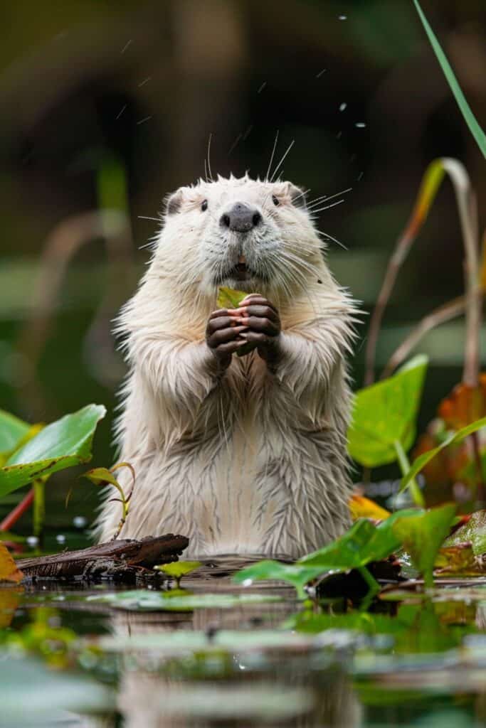 White beaver