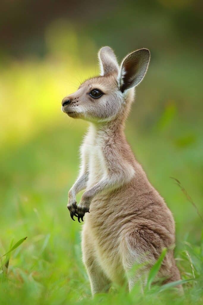 A baby kangaroo