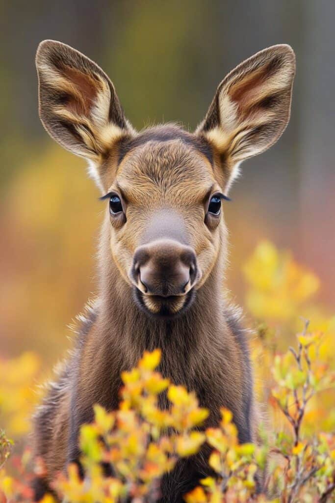 A baby moose