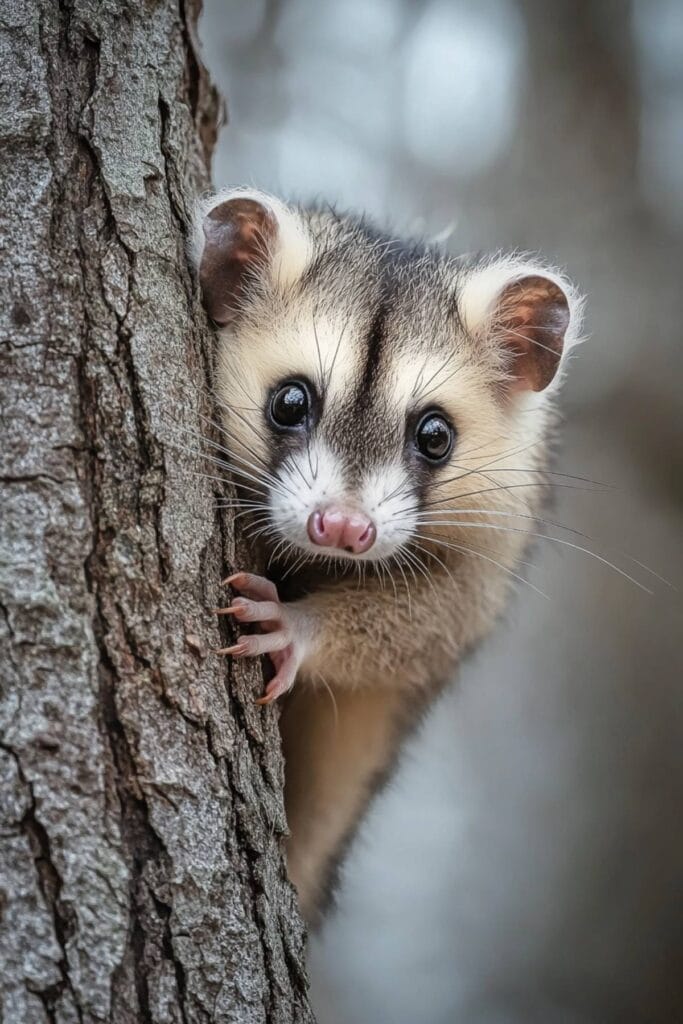 A large opossum