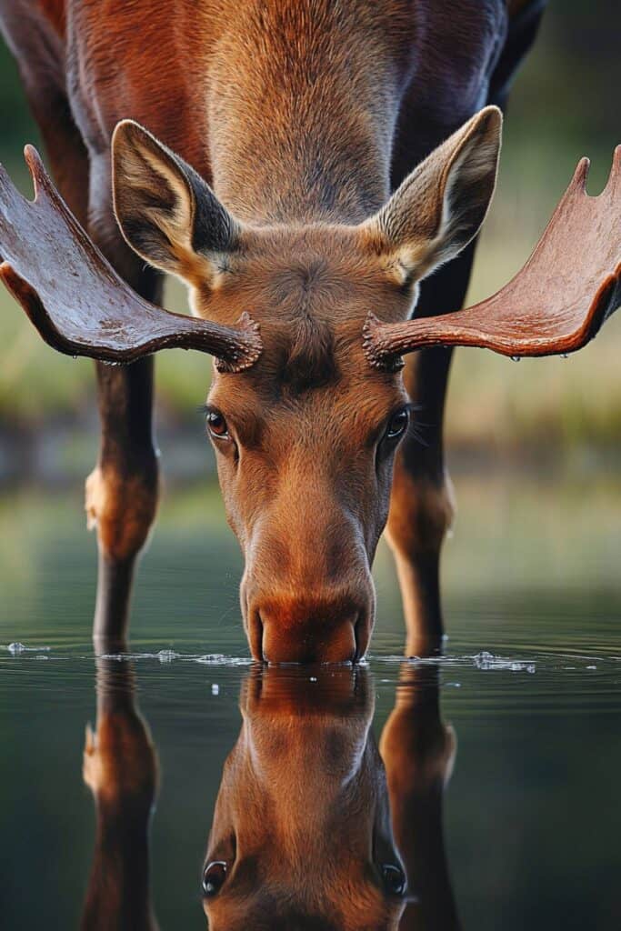 A red moose