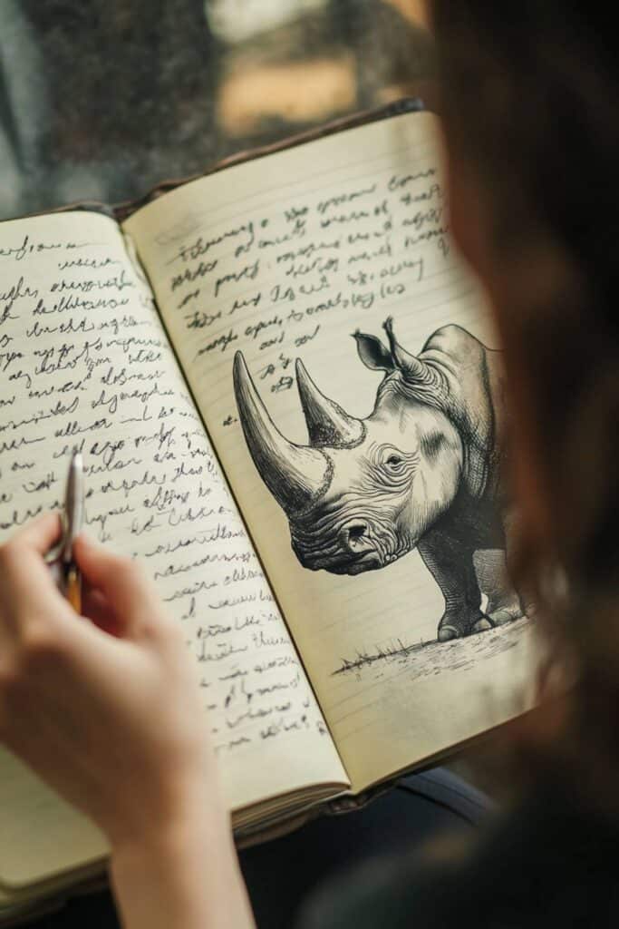 Dream journal about the rhinoceros